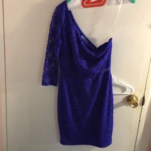 Woman’s one shoulder dress
